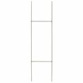 Hillman Galvanized Silver Steel H-Bracket Sign Stake, 12PK 843318